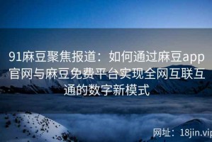 91麻豆聚焦报道：如何通过麻豆app官网与麻豆免费平台实现全网互联互通的数字新模式