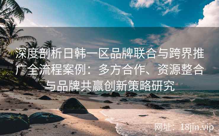 深度剖析日韩一区品牌联合与跨界推广全流程案例：多方合作、资源整合与品牌共赢创新策略研究