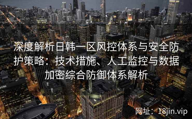 深度解析日韩一区风控体系与安全防护策略：技术措施、人工监控与数据加密综合防御体系解析