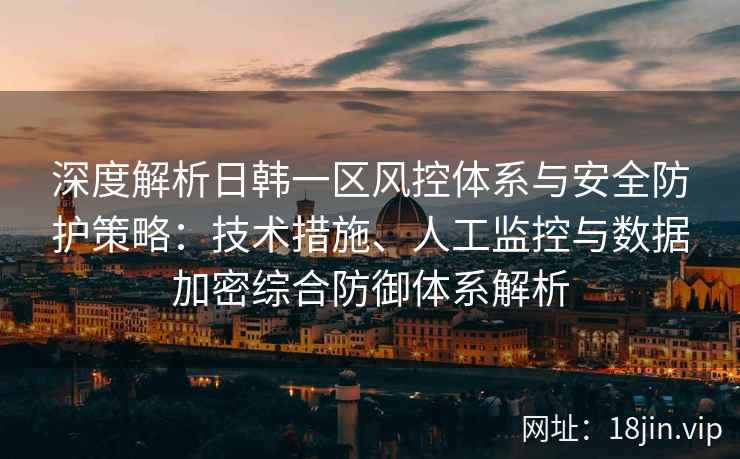 深度解析日韩一区风控体系与安全防护策略：技术措施、人工监控与数据加密综合防御体系解析